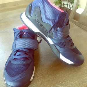 Navy Reebok crossfit shoes